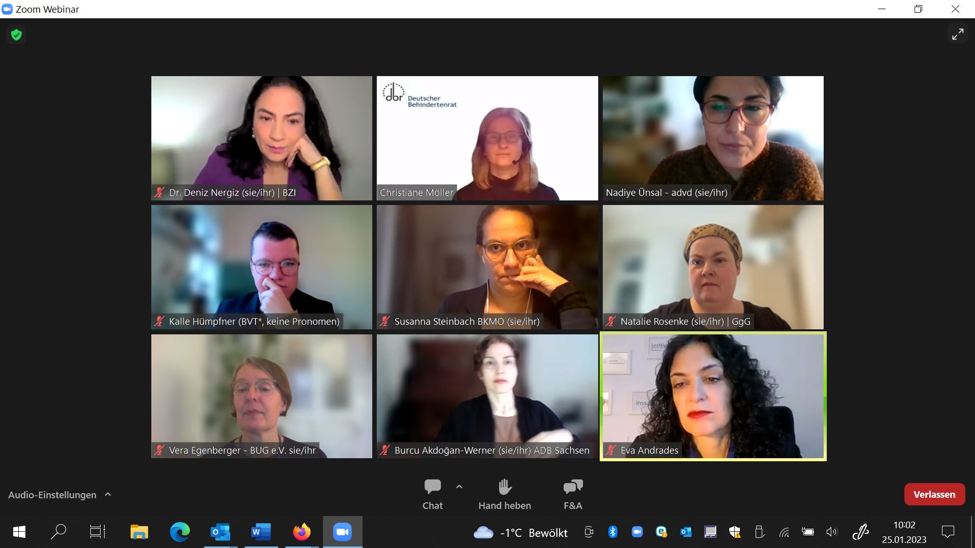 Screenshot von der Pressekonferenz