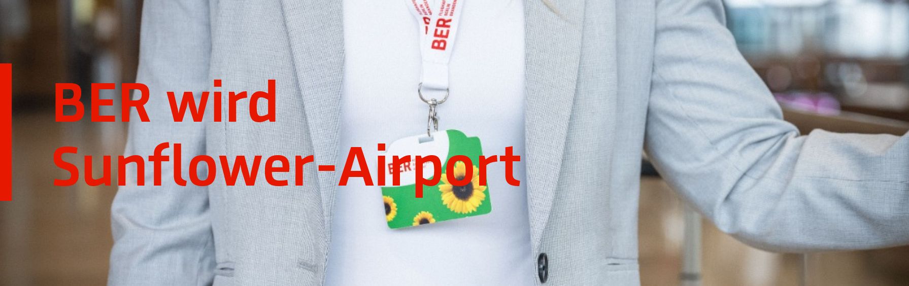 Banner: BER wird Sunflower-Airport