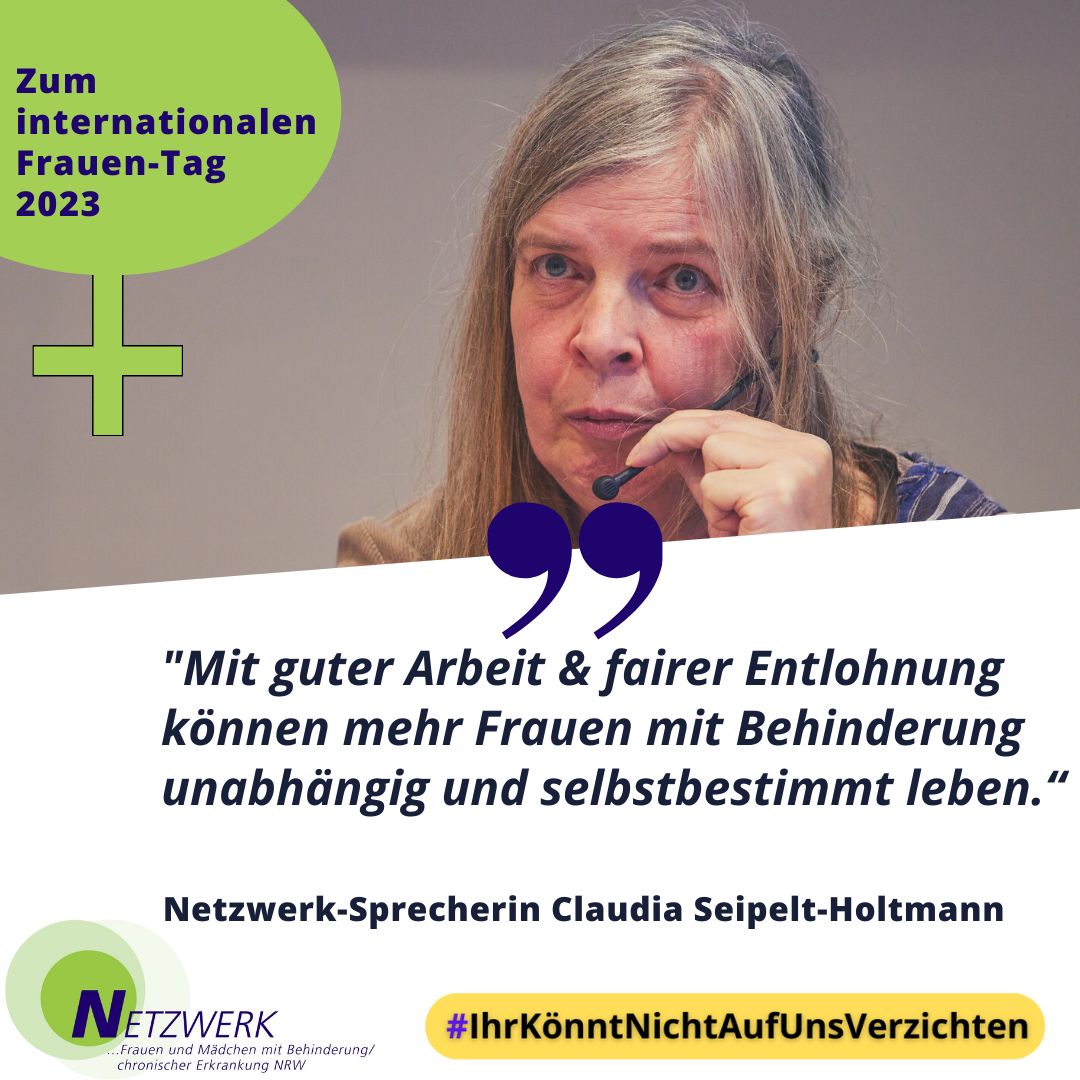 Plakat zum Internationalen Frauentag 2023