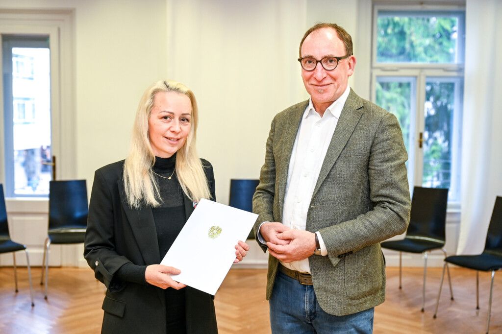 Christine Steger und Johannes Rauch