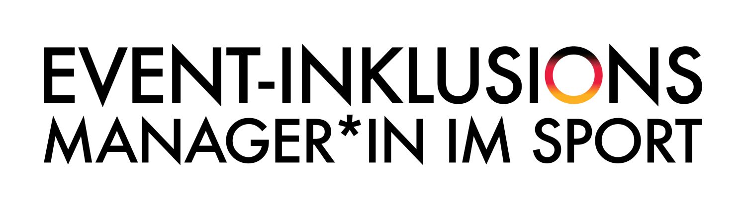 Schrifftzug Event-Inklusionsmanger*in im Sport