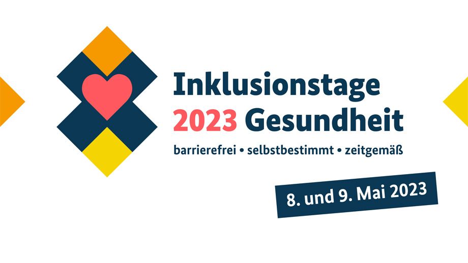 Logo: Inklusionstage 2023 zum Thema Gesundheit
