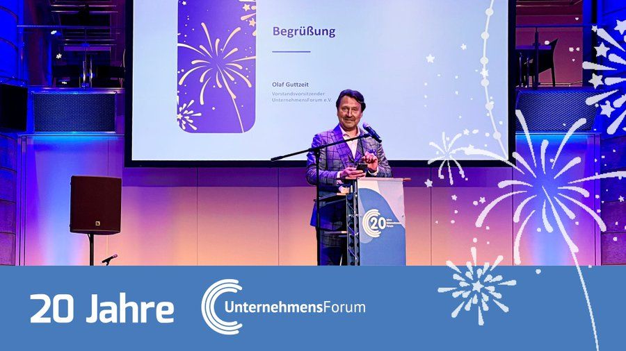 Bild von Veranstaltung zu 20 Jahre UnternehmensForum