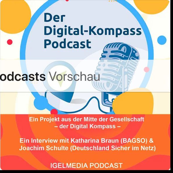 Bild zum IGEL-Podcast zum Digital-Kompass