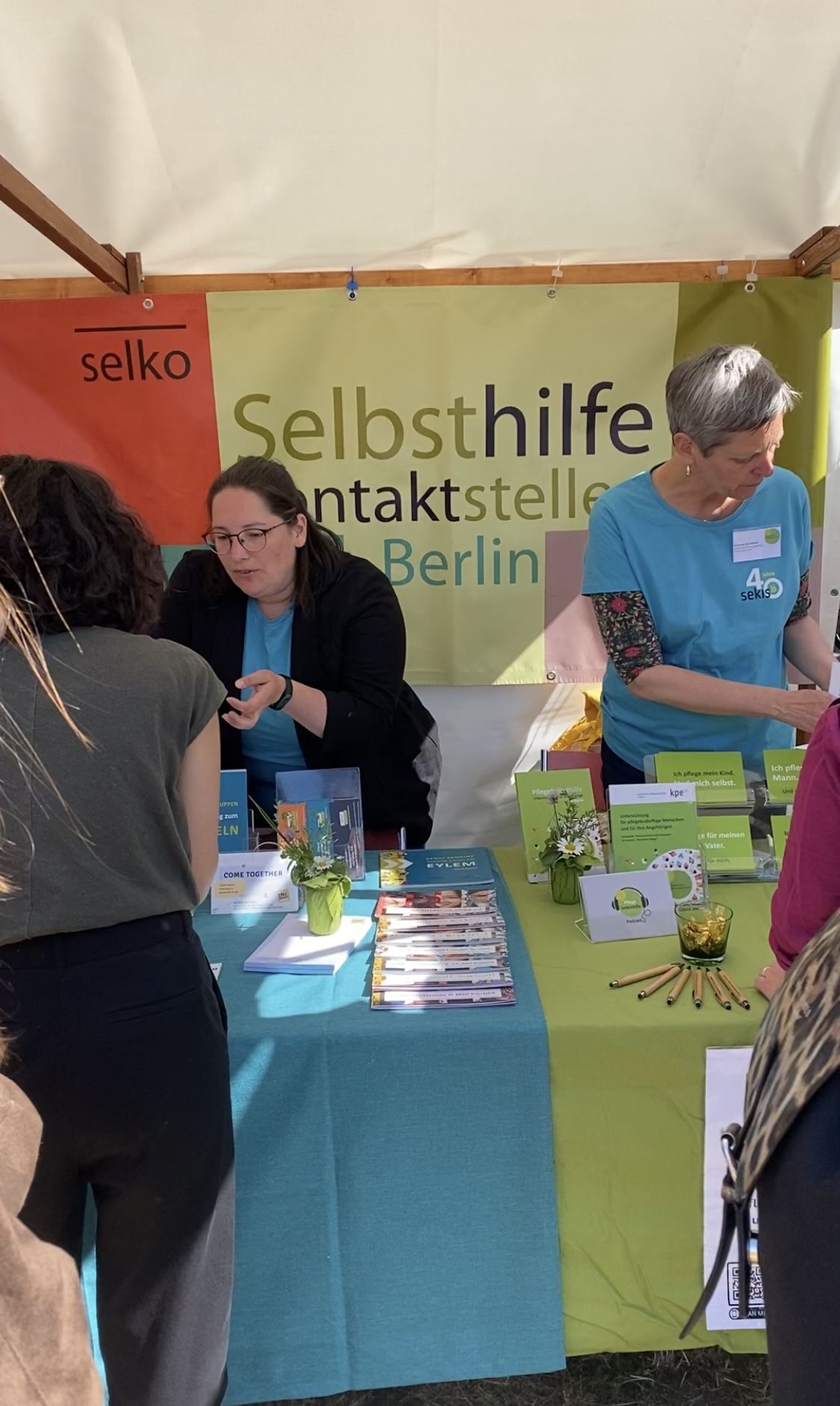 Bild vom Stand der Selbsthilfekontaktstelle Berlin