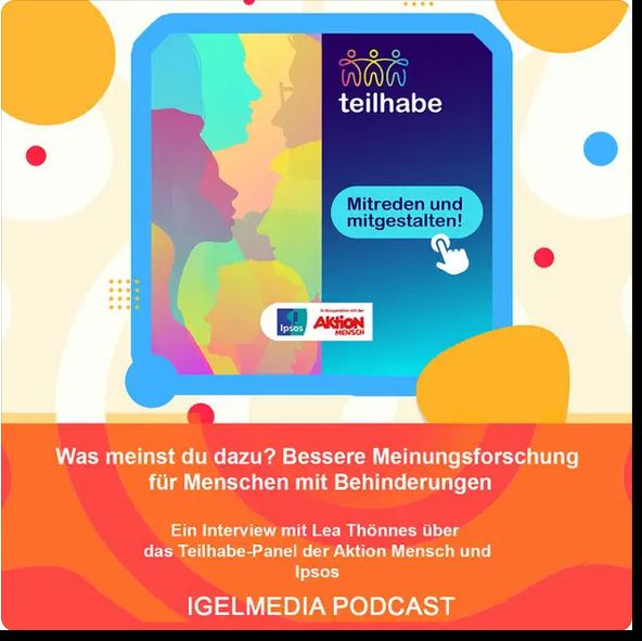 Sharepic zum IGEL-Podcast zur Meinungsforschung