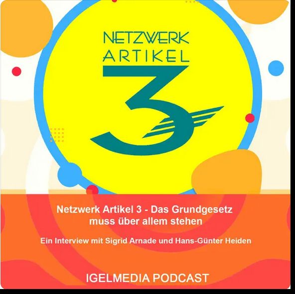 Sharepic zum IGEL-Podcast zum Netzwerk Artikel 3