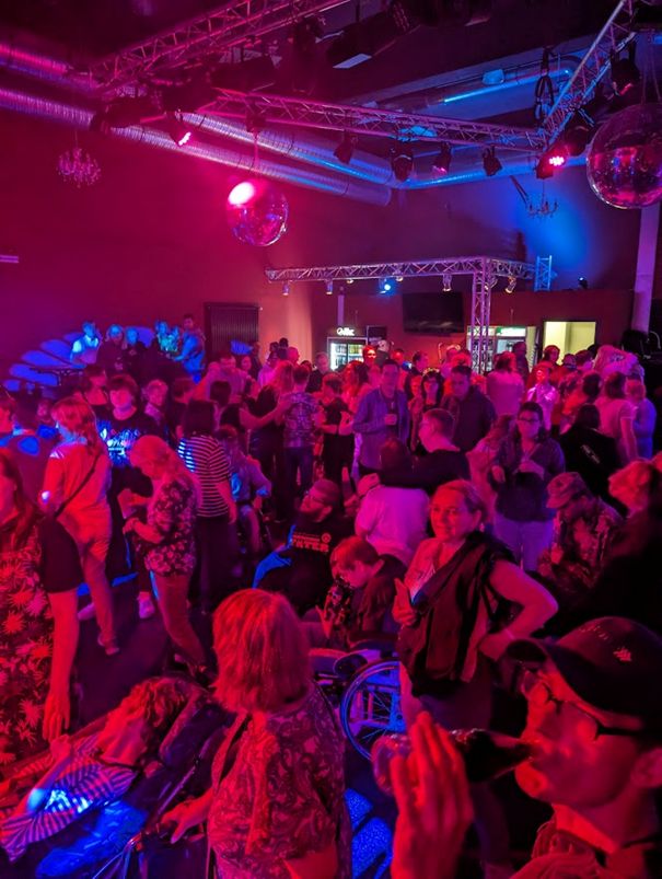 Bild von der inklusiven Disco in Lünen