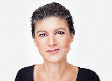 Sahra Wagenknecht auf BSW-Webseite