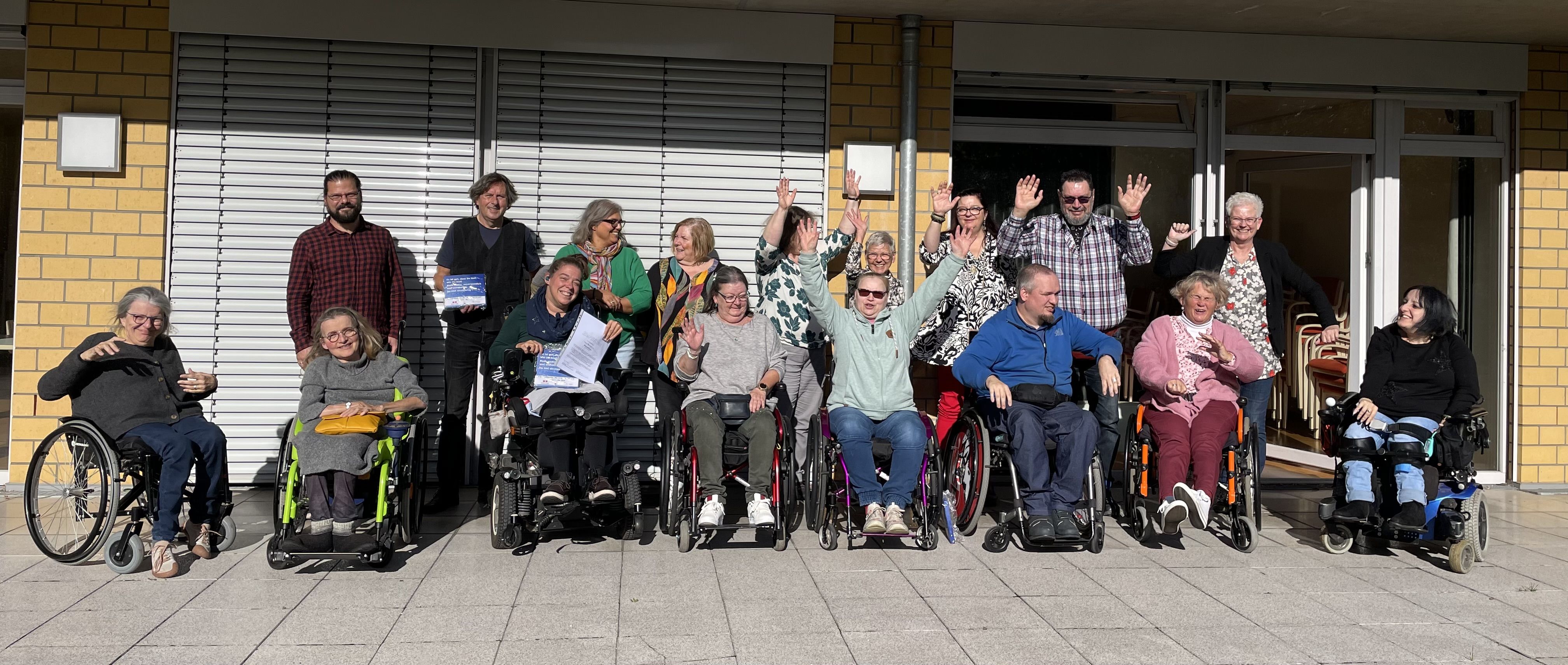 Abschlussfoto der Peer Qualifizierung in Brühl
