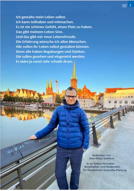 Max Kilian Steffens im Lebenshilfe Magazin