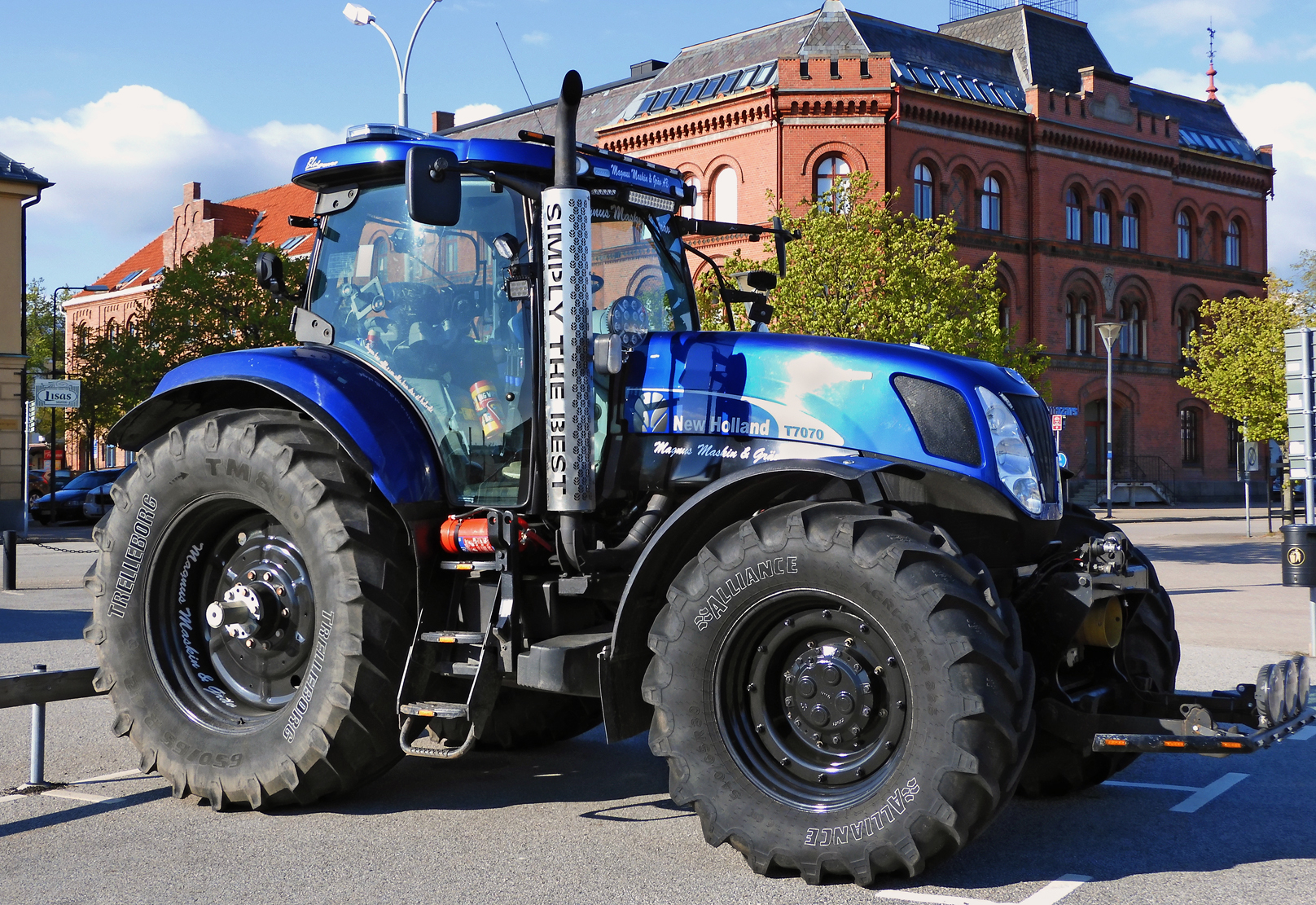 New Holland T7070 - Traktor - Ystad-2021 von Foto: Jonn Leffmann