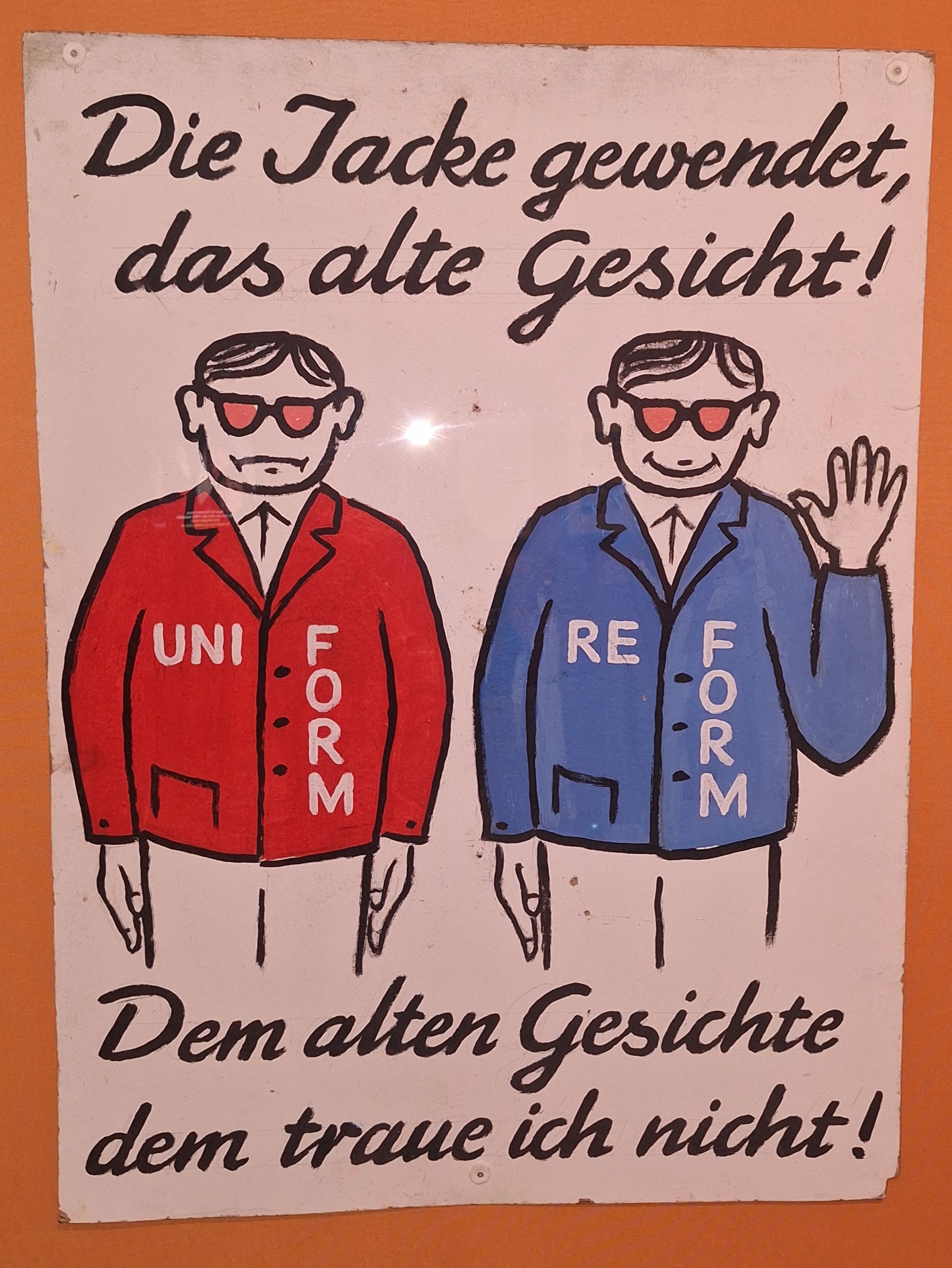 Plakat der Wolf Biermann Ausstellung