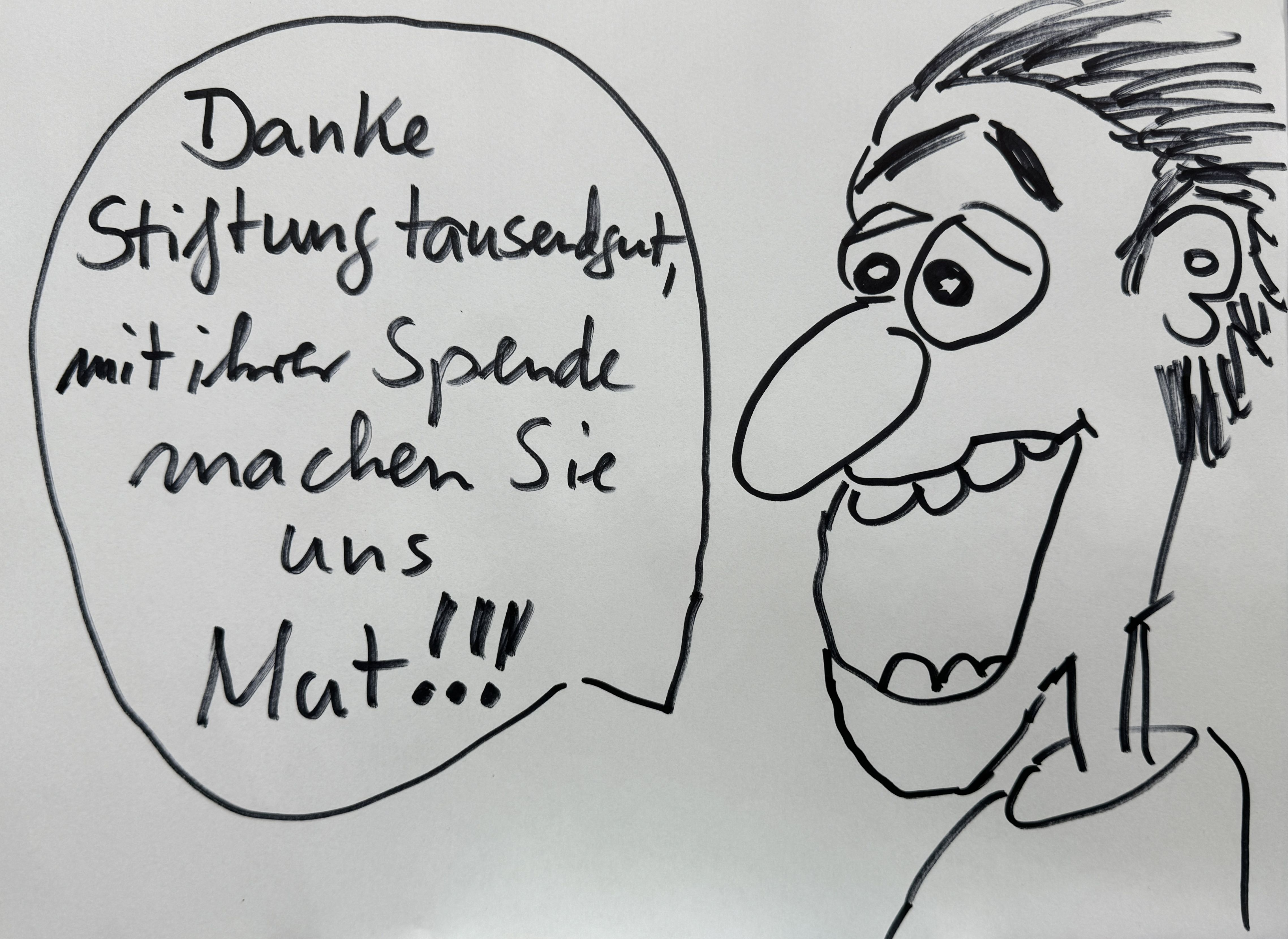 Danke-Plakat des FarbWerk