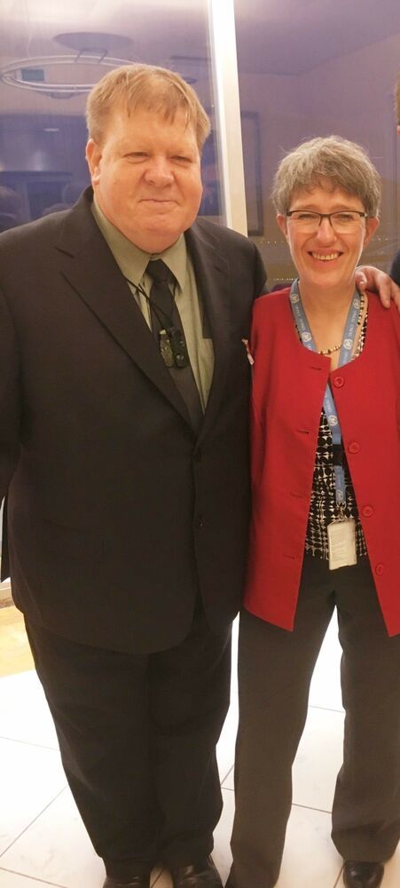 Sir Robert Martin und Prof. Dr. Theresia Degener