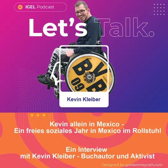 Sharepic zum IGEL-Podcast mit Kevin Kleiber