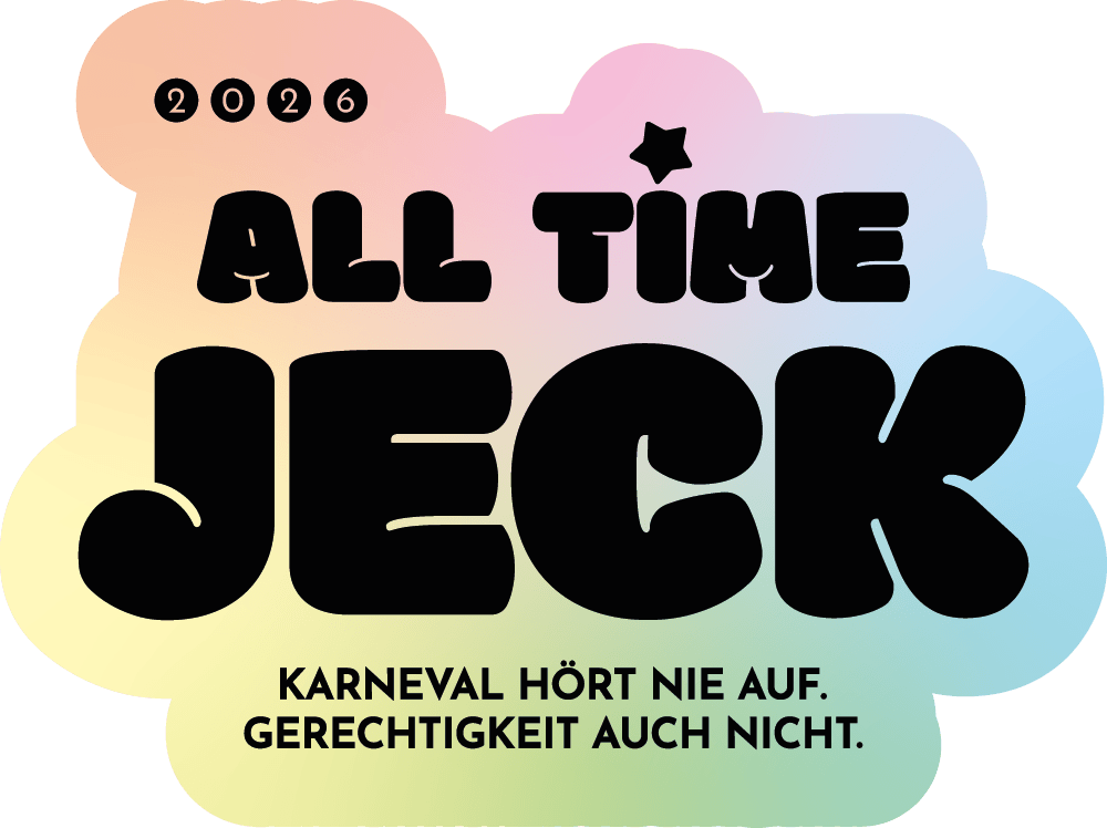 Text mitTitel der Aktion vor von Rot nach Blau und Grün wechselndem Hintergrund