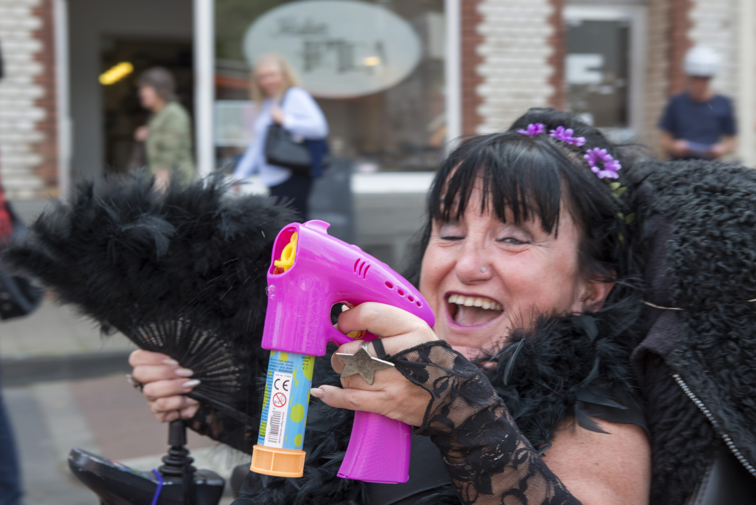 Barbara Combrink-Souhjoud bei der Mad Pride 2017 in Köln