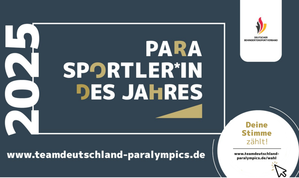 Text des Aufrufes zur Wahl der Para-Sportlerin. des Para-Sportler des Jahres 2025
