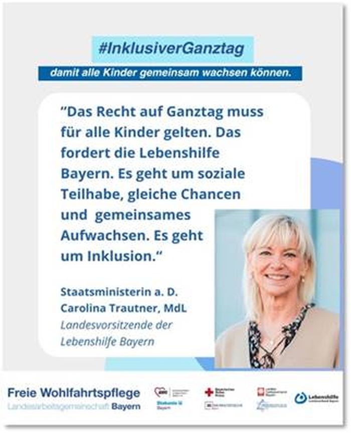 Auszug aus dem Aufruf zur Aktion mit einem Bild von Carolina Trautner